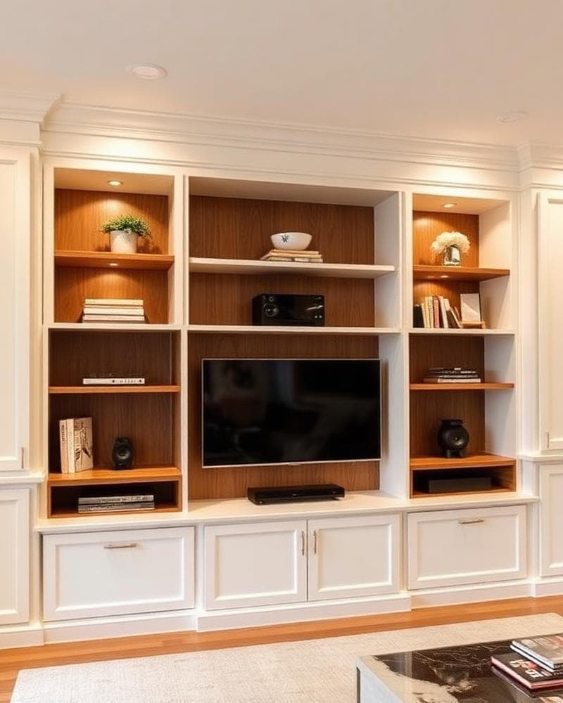 Gladwyne living room built-in